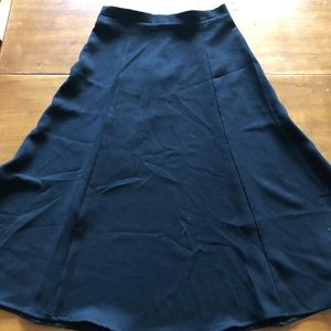 Everly black large A-line maxi skirt- like new